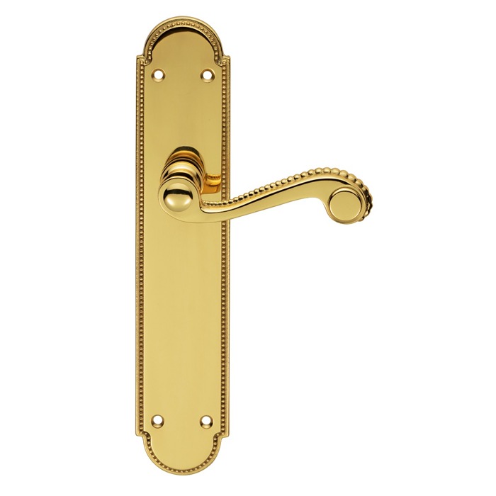 Chesham Lever Door Handle on Various Long Backplates